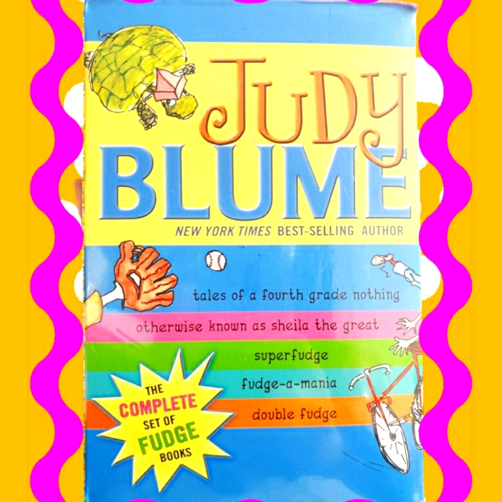 New Classic Judy Blume: The Complete Box Set of 5 Classic Fudge Books 📚